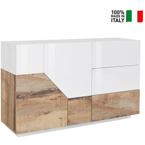 Rebecca Wood credenza madia 160x40cm 3 ante 3 cassetti cucina ingresso