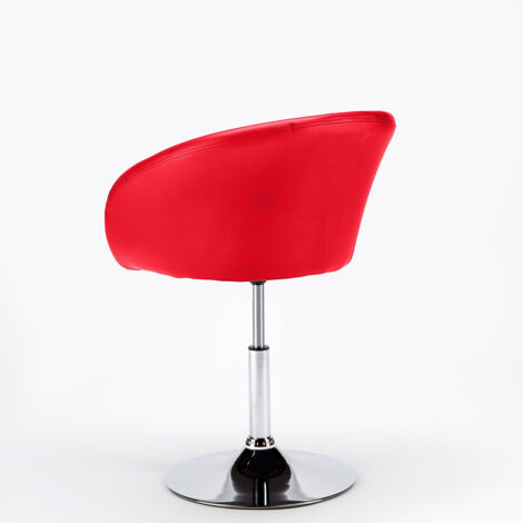 Sgabello ergonomico rosso per casa o ufficio