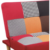 Divano letto clic clac 3 posti patchwork salotto design moderno Kolorama | Colore: Patchwork 3