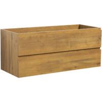 Waschbeckenunterschrank Angela 120cm - Eiche - Unterschrank Badm