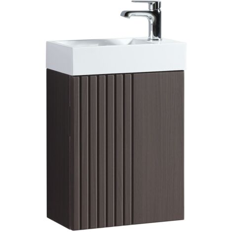 Meuble de salle de bain Oslo 40 x 22 cm - Badplaats - Chene Brun