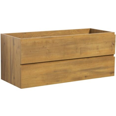 Meuble sous lavabo Angela 120cm - Badplaats - chene – Armoire rangement