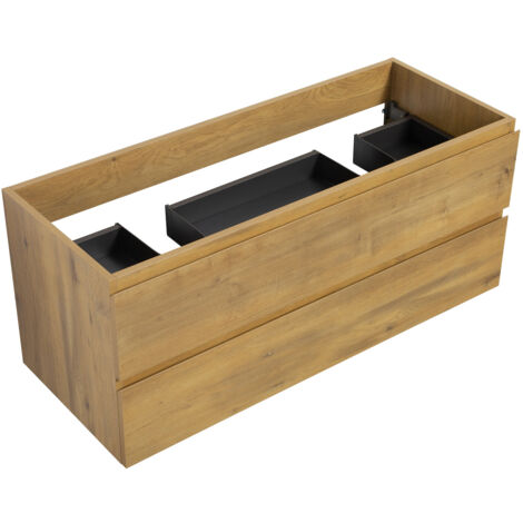 Meuble sous lavabo Angela 120cm - Badplaats - chene – Armoire rangement