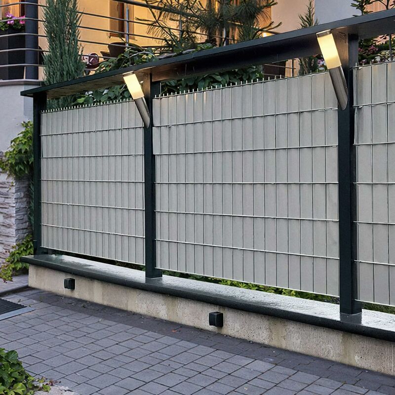 AUFUN Schermi divisori e protettivi per Giardino PVC Paravista con 20clip per linstallazione 35m x 19cm Antracite 