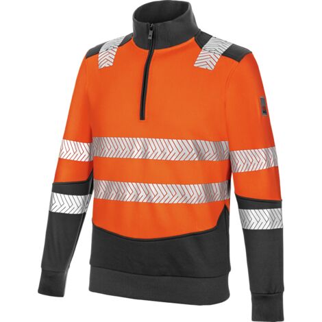 Sweat de travail Fluo Würth MODYF orange XXL