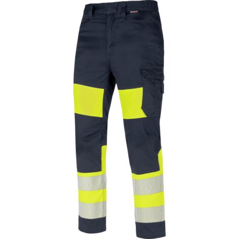 Pantalon haute visibilité FLUO ONE jaune/marine  40