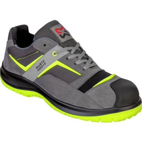 Chaussures de sécurité SB P E FO WRU Stretch X Electric grises/jaunes 38