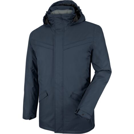 Würth Modyf – Parka de travail matelassée imperméable 2000mm – 100% polyester avec enduction PVC – Taille M – Protection contre le froid et l'humidité