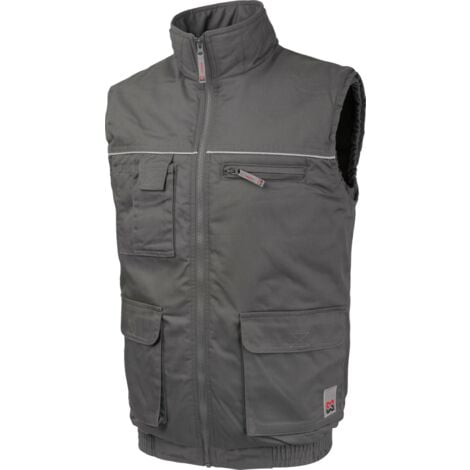 Gilet de travail matelassé Classic Würth MODYF gris XL