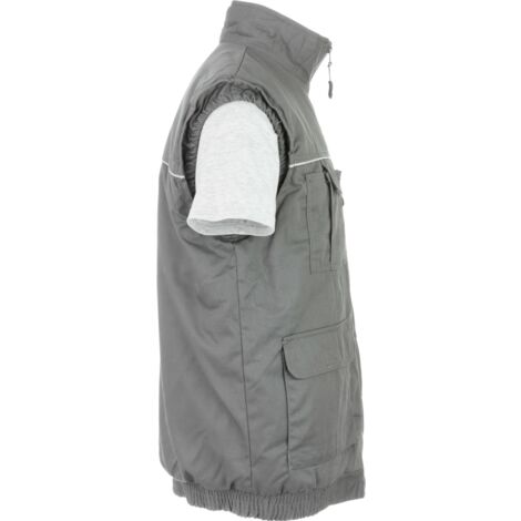 Gilet de travail matelassé Classic Würth MODYF gris XL