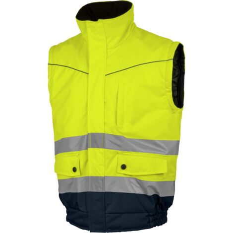 Blouson de travail Würth MODYF 2 en 1 haute-visibilité jaune/marine  M
