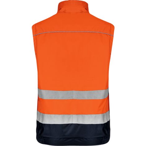 Blouson de travail Würth MODYF 2 en 1 haute-visibilité orange/marine  3XL