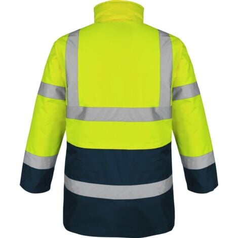 Pantalon de travail Würth MODYF haute-visibilité jaune/marine S