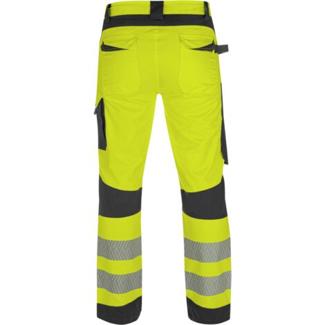 Pantalon de travail haute-visibilité fluo jaune/anthracite Würth MODYF 40