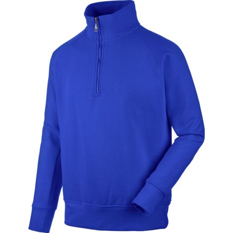 Sweat de travail ¼ de zip Job + Würth MODYF bleu royal L