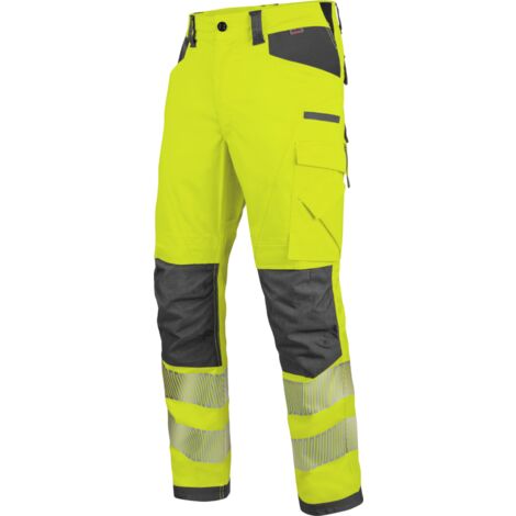 Pantalon de travail haute-visibilité EN 20471 2 Neon Würth MODYF jaune anthracite 48 (1/5)