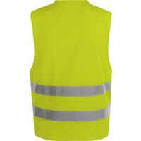 PPE Haute Visibilité Réfléchissant gilet de sécurité jaune noir Taille. 