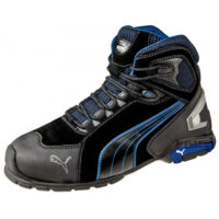 Puma – Bottes de sécurité mid taille 40 – Cuir velours déperlant – Coque aluminium – Protection antiperforation FAP – Norme S3 SRC