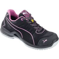 FP – Chaussures de sécurité femme S1P ESD – Coque acier, semelle antiperforation – Tige microfibres hydrophobe – Pointure 42 noir/rose