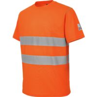 Tee-shirt de travail microporeux Würth MODYF haute-visibilité LUMEN orange XXL