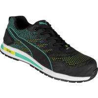Puma Safety Shoes – Chaussures de sécurité S1P Vivid GH noires 37 – Coque en fibre de verre – Semelle antiperforation textile recyclé – ESD, HRO, SRC