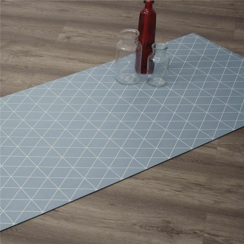 Alfombra Pasillera Triangulo Azul 55x100cm