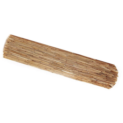 Bambú Natural 1,5X5M Composicion 100% Caña de Bambu Cerramiento Natural Cañas Cosidas con Alambre Ocultación 60%