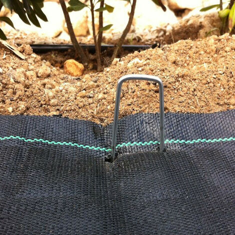 Malla Antihierba 2 X 100 M (AnchoXLargo) 90 g/m2 Polietileno Alta Densidad Cuadros 33X33 CM Color Negro