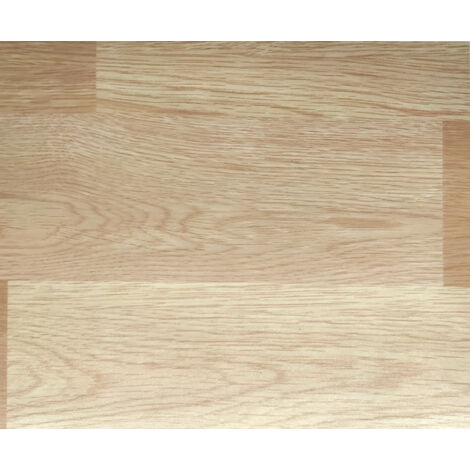 Suelo De Vinilo Para Instalar En Rollo 140X700Cm, Madera Roble Claro