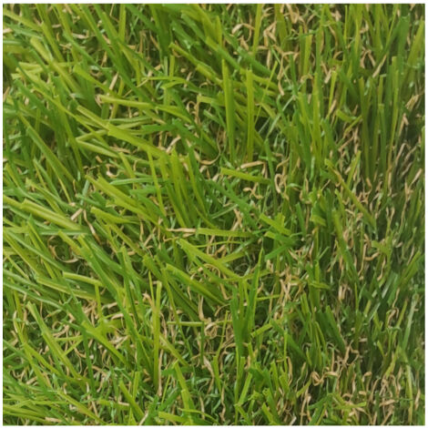 Cesped Artificial 1X10M (Ancho X Largo) Grosor 30MM Suave Mullido Jardin Exterior Tipo Sintético