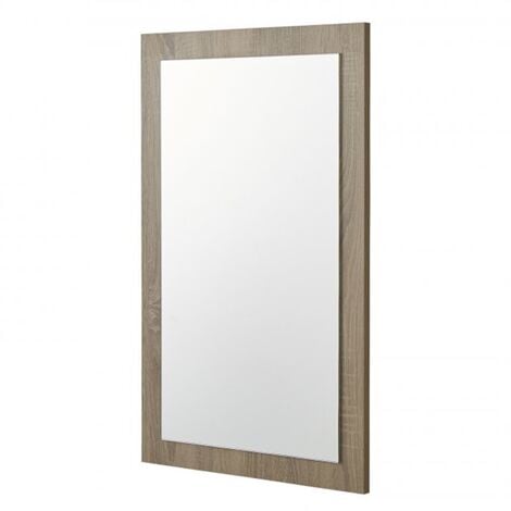 Kartell KOR600MIR-O K-Vit Kore Bathroom Mirror 900mm x 600mm, Sonoma Oak