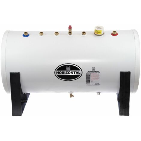Telford Tempest 90 Litre Stainless Steel Indirect Unvented Horizontal  Cylinder