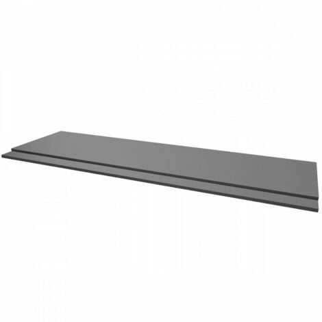 Kartell RBP1700FPSG Purity 2 Piece Front Bath Panel 1700mm, Storm Grey ...