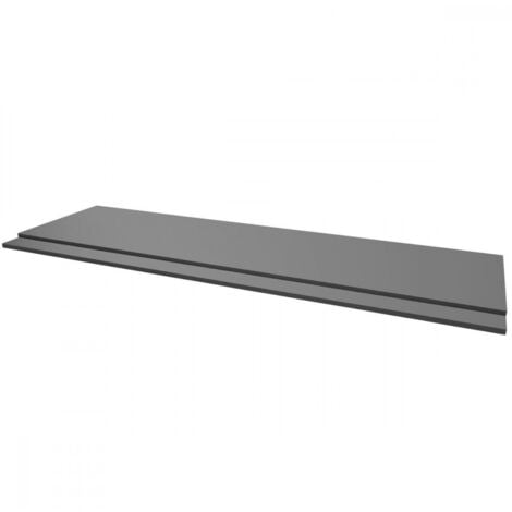 Kartell RBP1800FPSG Purity 2 Piece Front Bath Panel 1800mm, Storm Grey ...