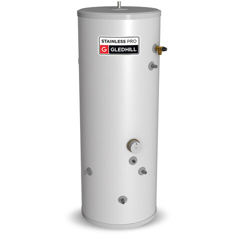 Gledhill Stainless Lite Pro Indirect Unvented Hot Water Cylinder 180 Litre