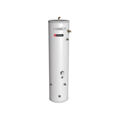 Gledhill Litre Stainless Lite Plus Solar Slimline Indirect Unvented Cylinder