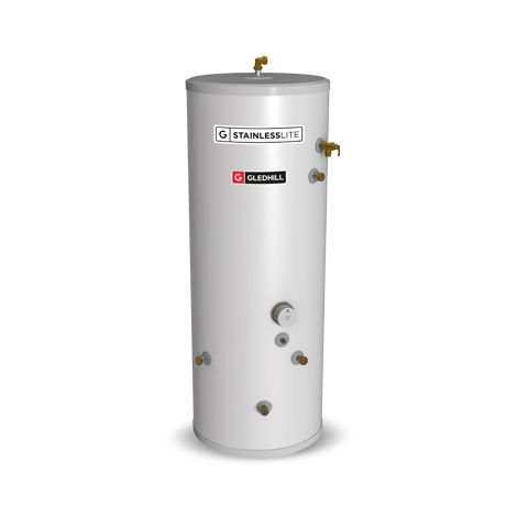 Gledhill 210 Litre Stainless Lite Plus Indirect Open Vented Cylinder