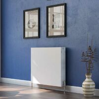 Primus Flat Panel Type 22 Double Panel Double Convector Radiator White 600mm H x 600mm W