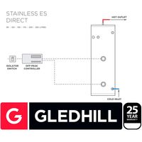 Gledhill 250 Litre Stainless ES Direct Unvented Cylinder
