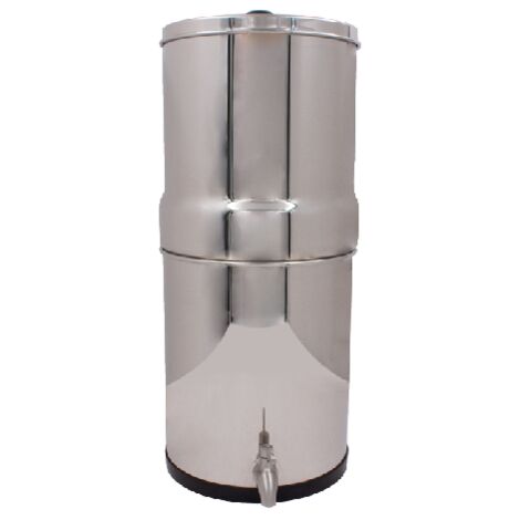 Filtre gravitaire inox 8.5 litres – Filtration mécanique – Capacité 8.5 litres – Compatible avec 2 cartouches RFIGR – Hydropure