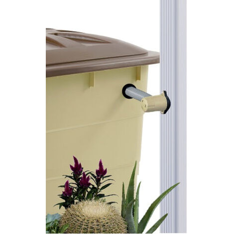 Garantia – Collecteur Speedy Eco Quattro – Récupération d'eau de pluie – Installation sans découpe – Compatible gouttières carrées et rectangulaires