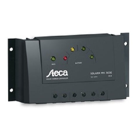 Régulateur de charge solaire série 12V/24V 15A – Protection contre surcharge et décharge profonde – Affichage LED – 756534 – Steca (1/5)