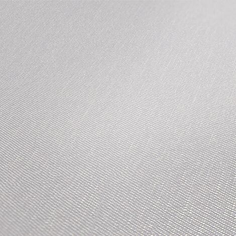 Einfarbige Tapete in Hellgrau | Moderne Uni Tapete in Leinenoptik | Vinyl  Strukturtapete in Grau ideal