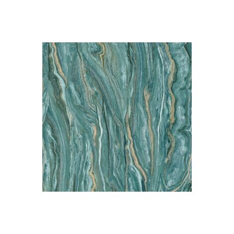 Marmor Tapete in Smaragdgrün | Elegante Vliestapete in Marmoroptik in Grün  Gold | Vlies Marmortapete in Türkis Grün für Schlafzimmer und Wohnzimmer