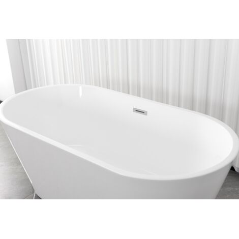 Freistehende Badewanne YORK 170 x 75 x 58 cm