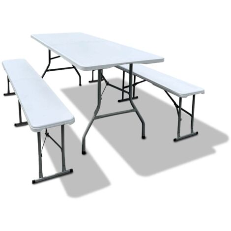 Bierzeltgarnitur Kunststoff Aldi