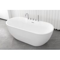 Freistehende Badewanne ARUBA chrom 170x75x58 cm