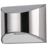 Warm white Solar Garden Stainless Steel Wall Sconce Security Light