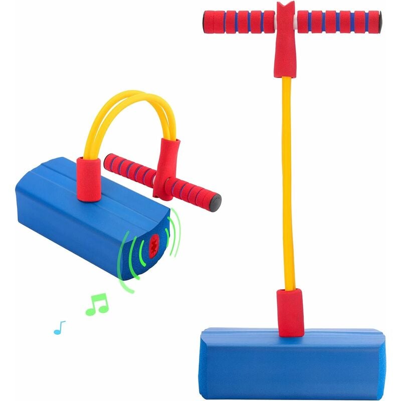 Juguete para niños con palo de pogo, juguete de salto de equilibrio, palo de pogo de espuma para niños y niñas, juego al aire libre para niños, regalo para niños (hasta 110 kg) de 3 años en adelante