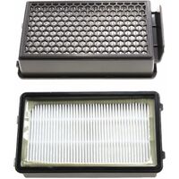 2x Juego de filtros de aspiradora Hepa para aspiradoras ciclónicas Rowenta  Compact Power como RO3731EA, RO3724EA,
